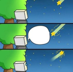 shooting star (comic/drawing ver) Meme Template