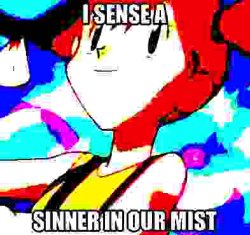 Sinner in our Mist Meme Template