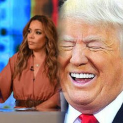 Trump and Sunny Hostin Meme Template