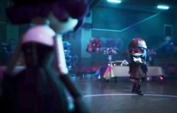 Uzi got Doll Shook Meme Template