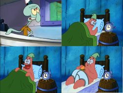 Patrick Star 3 AM Meme Template