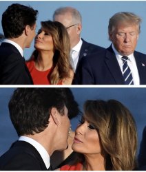 Justin trudeau melania Trump Meme Template