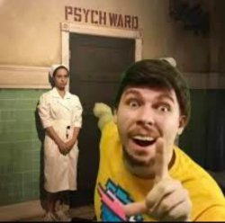 Mr. Beast Psych Ward Meme Template