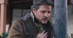 joel grabbing chest Meme Template