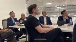 Elon Musk In a Meeting Meme Template