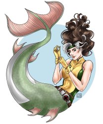 rogue mermaid Meme Template