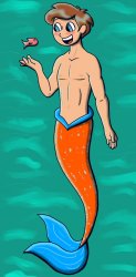 cute merman Meme Template
