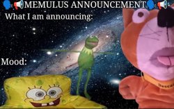 Memulus's epik announcement template Meme Template