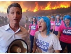 Gavin Newsom & pinkos Meme Template