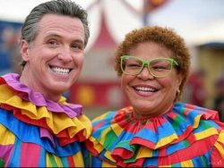 Gavin Newsom & Karen Bass Meme Template