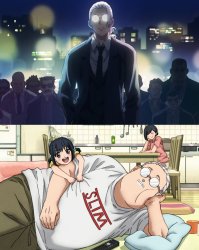 Sakamoto Glow Up Meme Template