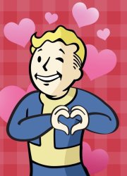 Vault Boy Valentine Meme Template