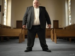 Fat pastor Meme Template