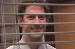 Jim Halpert Smiling Meme Template