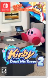 kirby does his taxes 2 Meme Template