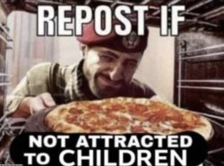 Repost if not attracted to children Meme Template