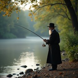 fishing jew Meme Template