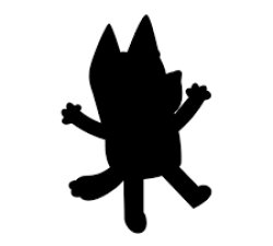 Bluey's Shadow Meme Template