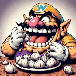 Wario garlic party Meme Template