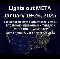 Lights Out META Jan 16-Jan 26, 2025 Meme Template