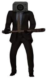 Speakerman with bat Meme Template