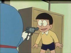 Doraemon gun Meme Template