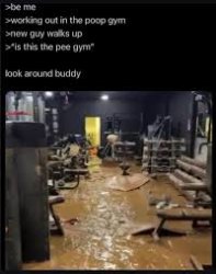 poop gym Meme Template