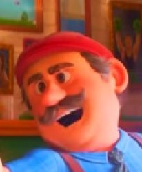 little mario man Meme Template
