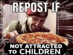 Repost if not attracted to children Meme Template