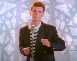 Rick roll guy Meme Template