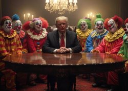 Trump cabinet full of clowns Meme Template