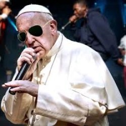 Pope dropping the beat Meme Template