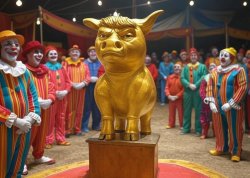 Donald Trump Golden Calf clowns President Republicans Meme Template