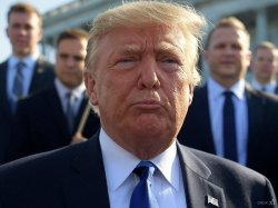 Donald Trump oaf surrounded by idiots Meme Template