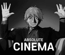 Denji absolute cinema Meme Template