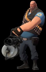 Blu Team Heavy Meme Template