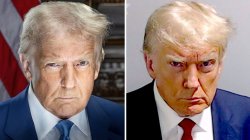 Trump portrait mugshot Meme Template