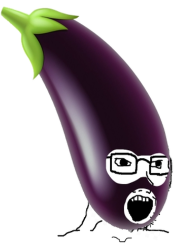 Eggplant soyjak Meme Template