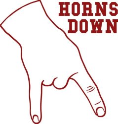 Horns Down Meme Template