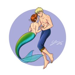 merman x human Meme Template