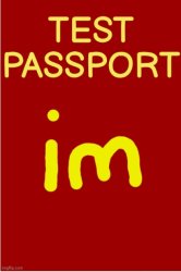 IMGFLIP PASSPORT template Meme Template