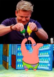 Gordon Ramsay Hot Patrick Meme Template