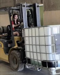 forklift girl Meme Template