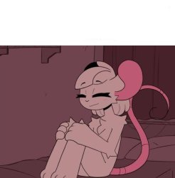 Reggie the gay rat about to sleep Meme Template