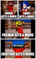 video game movies be like Meme Template