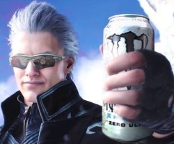 Vergil with Monster Meme Template