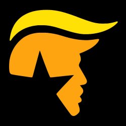 Trump Logo Orange Meme Template