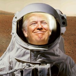 Trump on Mars Meme Template
