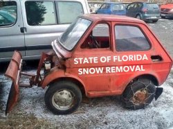 Florida snow plow Meme Template