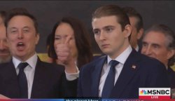 Elon Musk & Barron Trump Meme Template